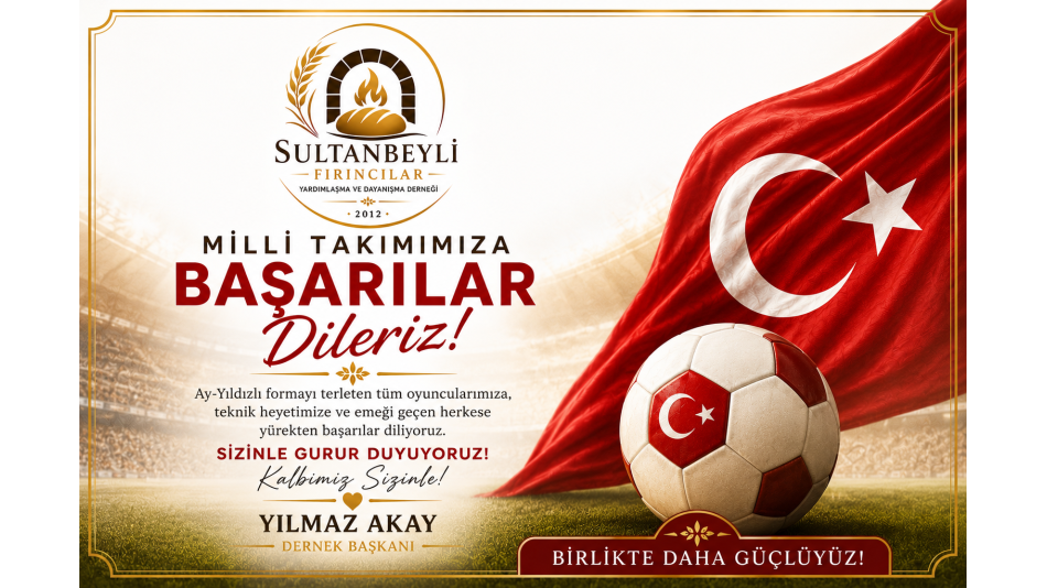 Milli Takımımıza Başarılar Dileriz