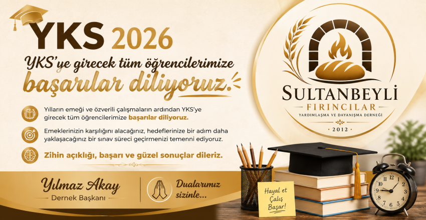 Yılların emeği ve özverili çalışmaların ardından YKS’ye girecek tüm öğrencilerimize başarılar diliyoruz.